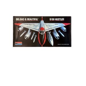 Big Bad & Beautiful B-58 Hustler Monogram 1:48 vintage Model Kit 5705 No Decals